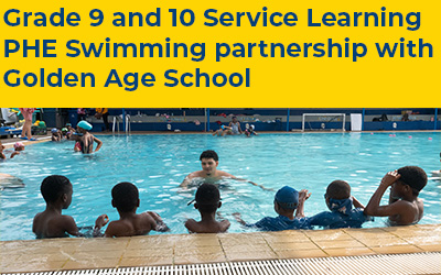 LCS Swimming partnership with Golden Age School